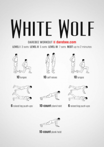 PE Home Learning Workouts 2022 Dr. Losier Middle School